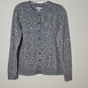 Croft & Barrow Women's Heathered Gray Cardigan